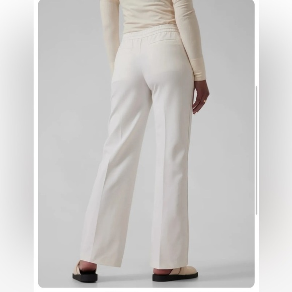 Athleta Endeavor Wide Leg Pants pants, NWT, ivory - Picture 5 of 6